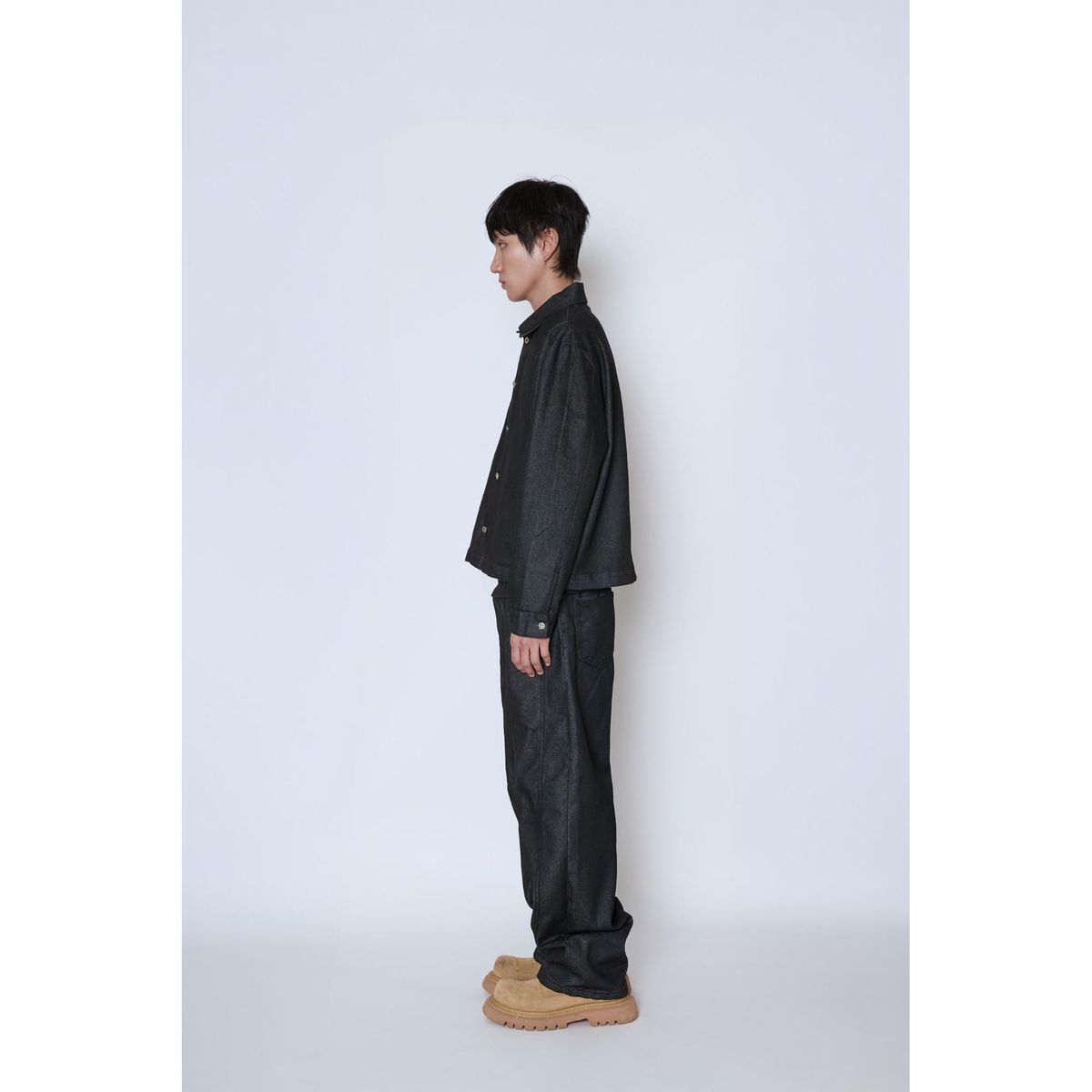 노이네타(NOITNETTA) 코티드 데님 자켓
