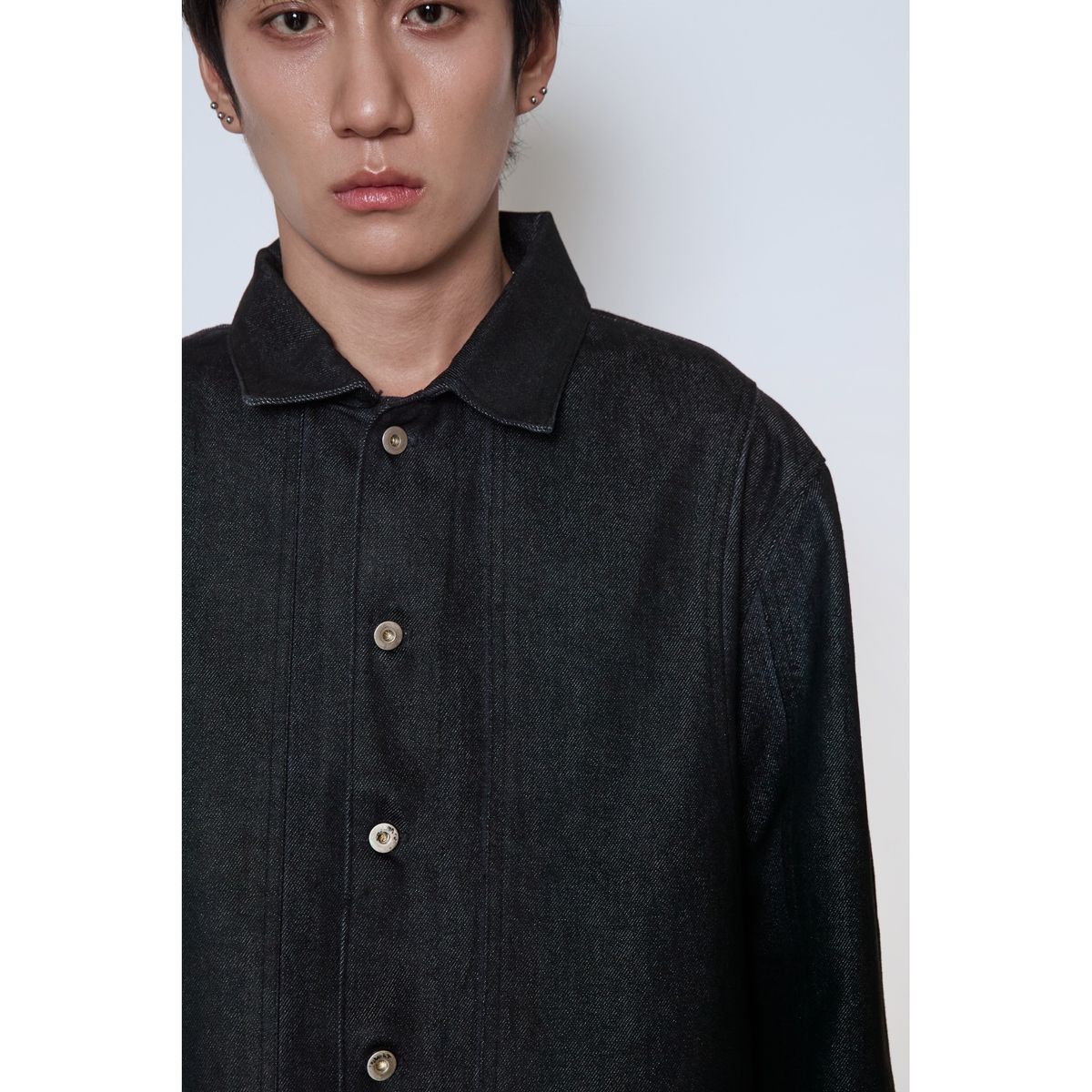 노이네타(NOITNETTA) 코티드 데님 자켓