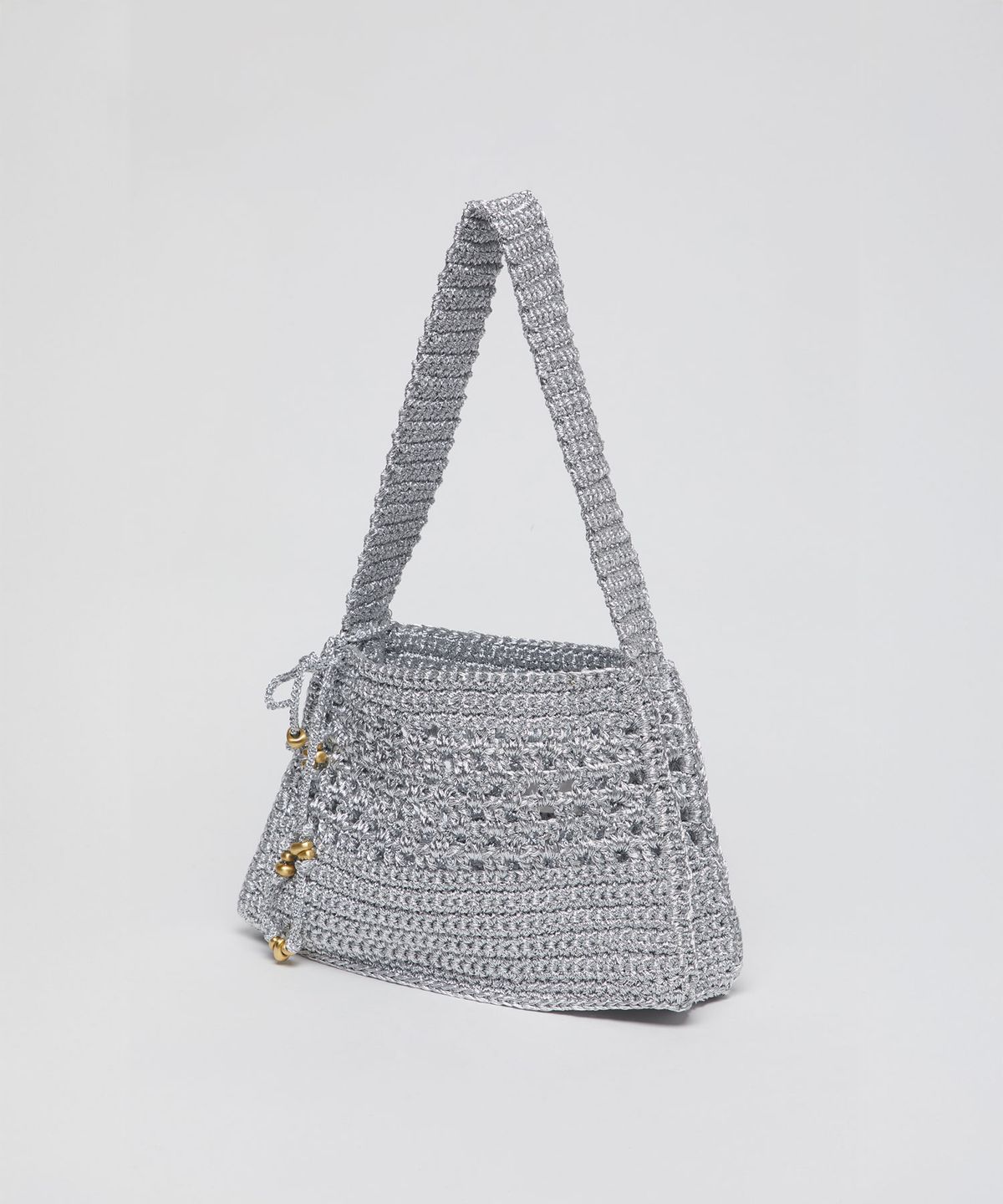 아카이브앱크(ARCHIVEPKE) Gem net bag(Silver spoon)_OVBSM25101SIV