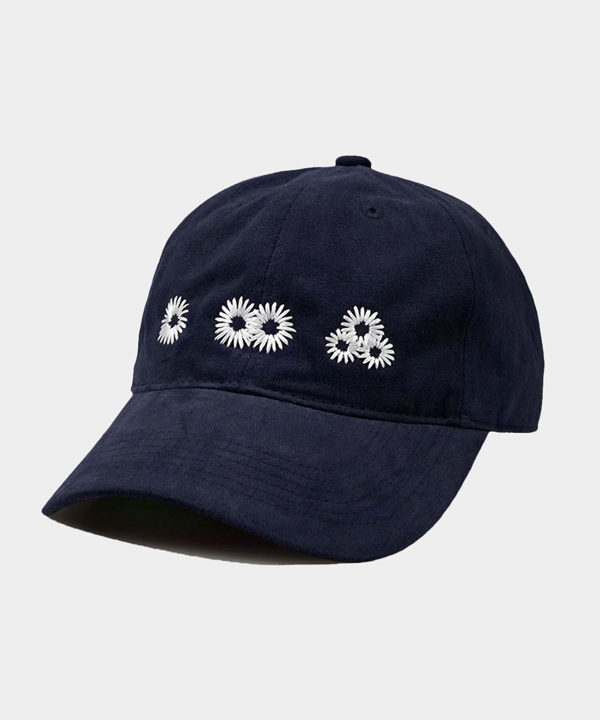 마이딥블루메모리즈(MY DEEP BLUE MEMORIES) Newvy Logo Peach Ball Cap (NAVY)