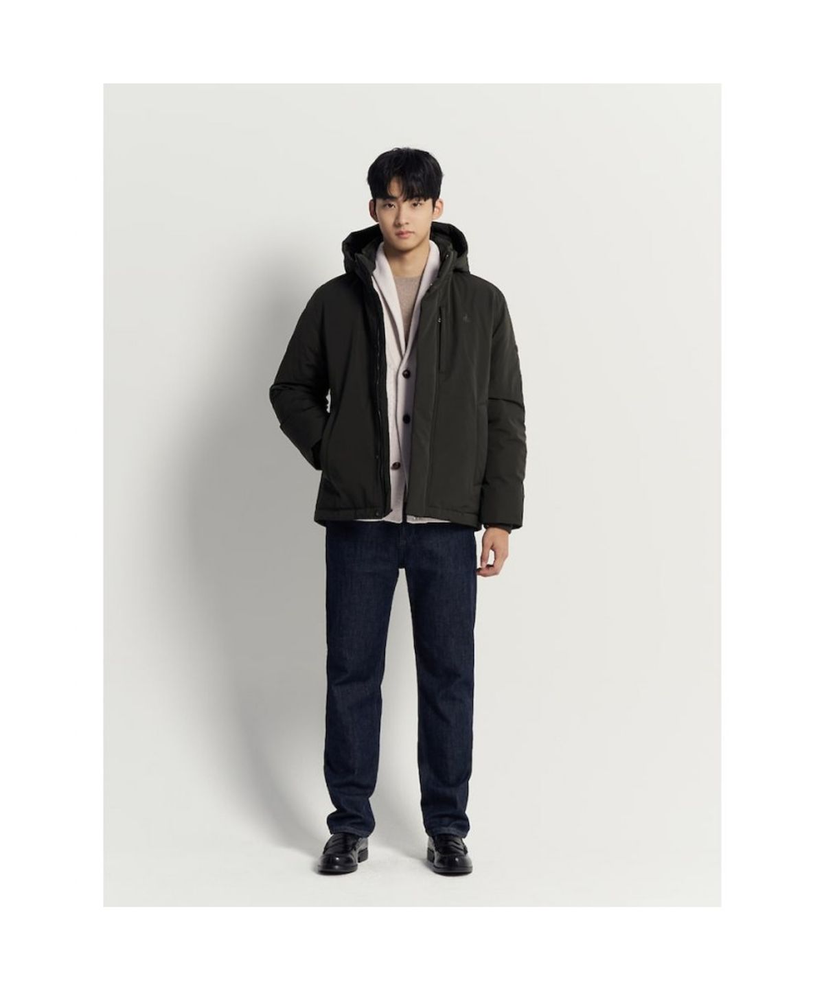 빈폴 멘(BEANPOLE MEN) 아란 숄넥 카디건  아이보리