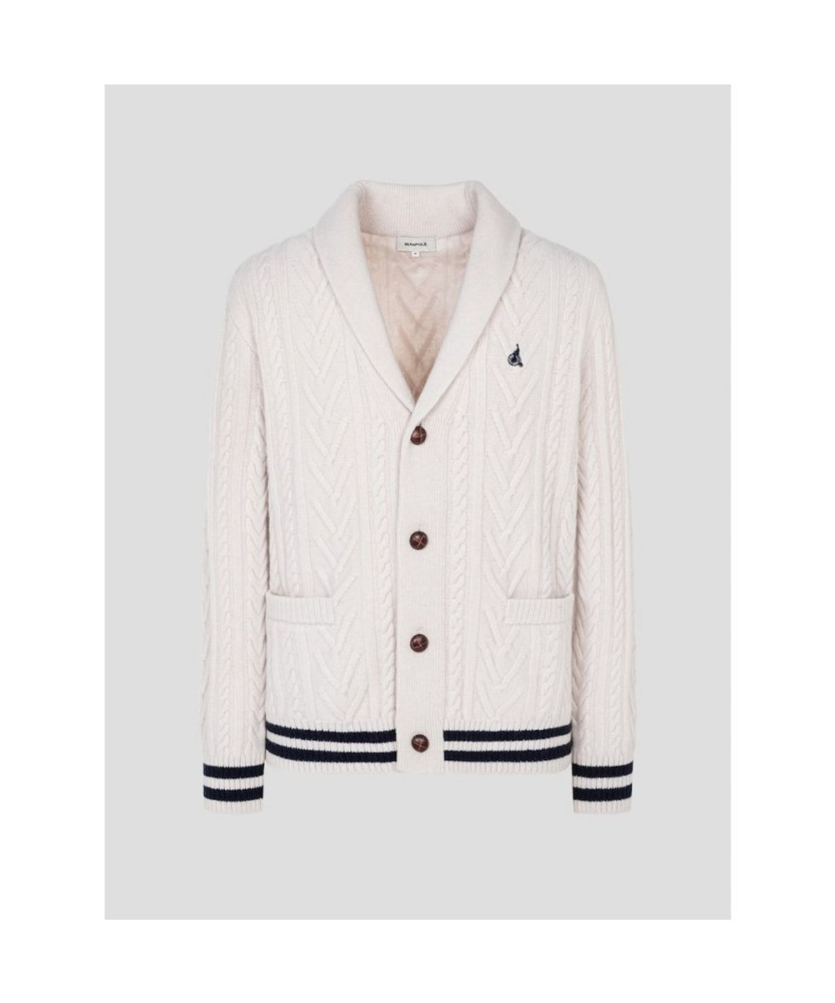 빈폴 멘(BEANPOLE MEN) 아란 숄넥 카디건  아이보리