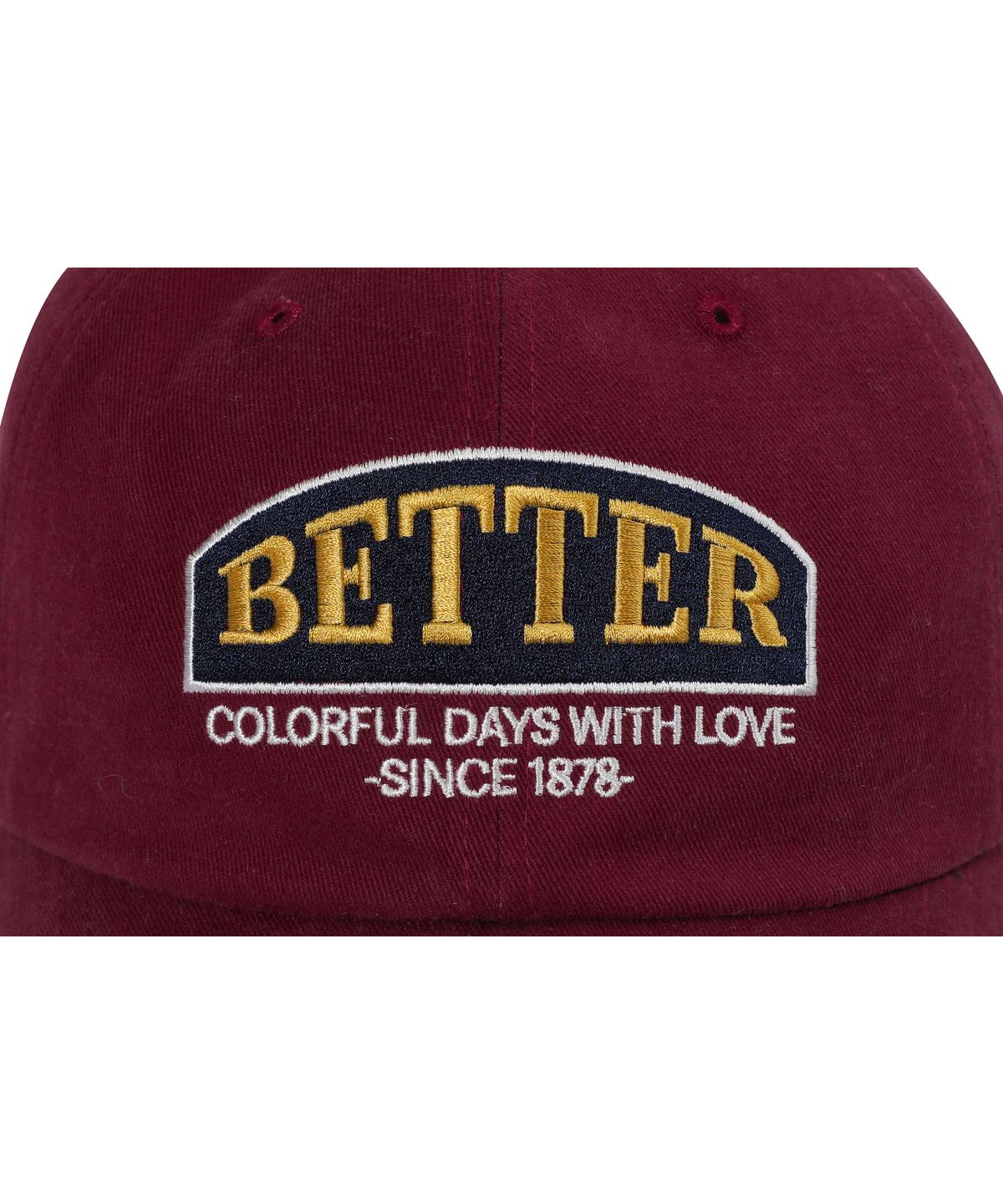꼼파뇨(CPGN STUDIO) BETTER 볼캡 버건디