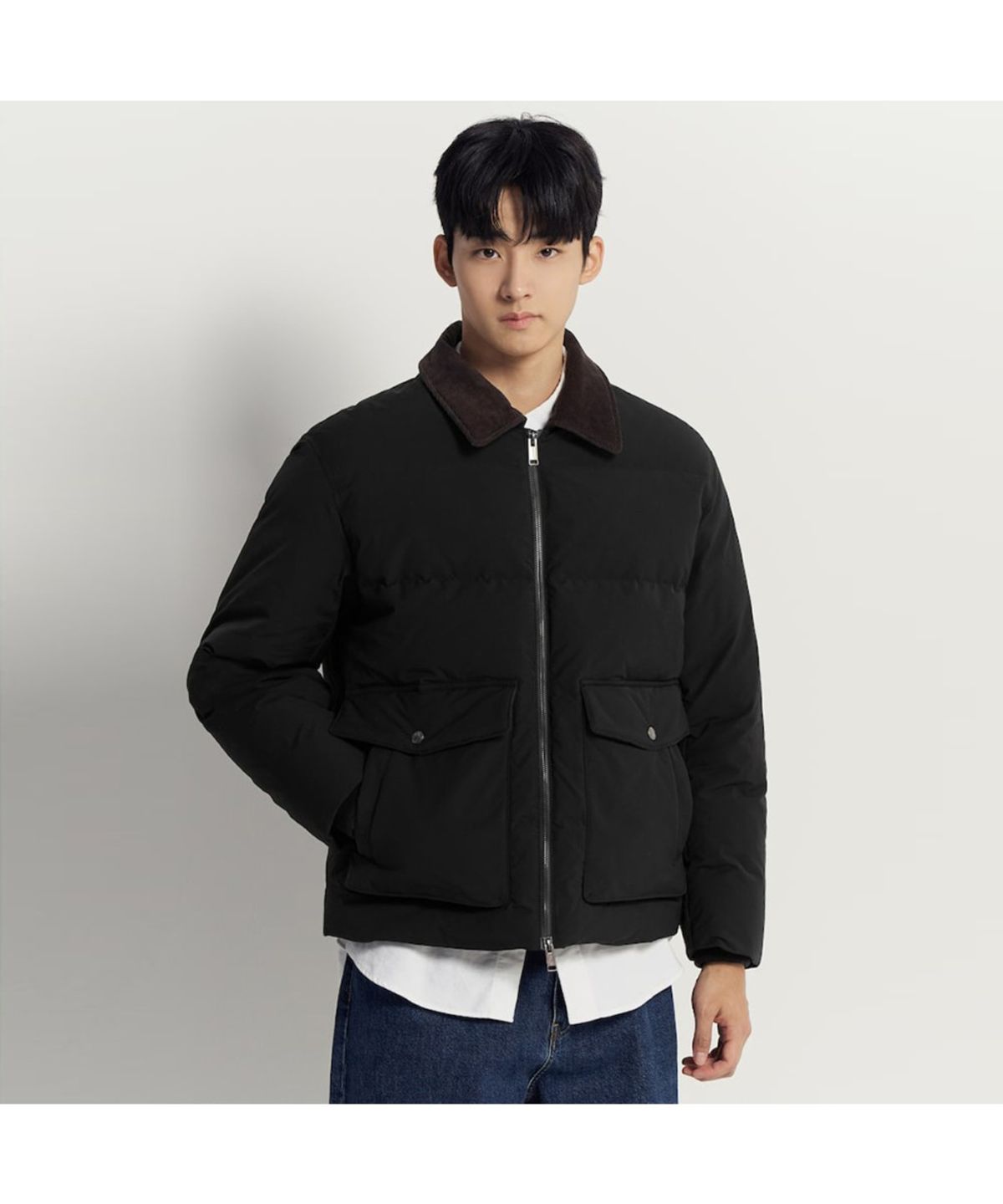 빈폴 멘(BEANPOLE MEN) 헌팅 다운 재킷  블랙