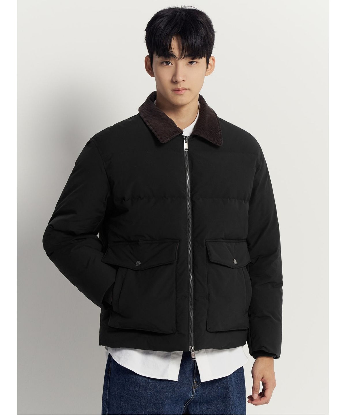 빈폴 멘(BEANPOLE MEN) 헌팅 다운 재킷  블랙