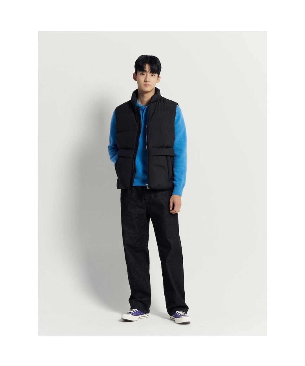 빈폴 멘(BEANPOLE MEN) 다운 베스트  네이비