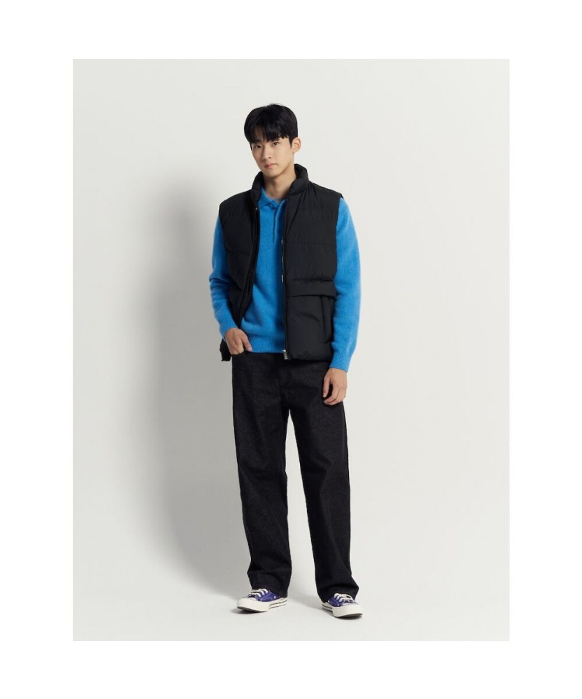 빈폴 멘(BEANPOLE MEN) 다운 베스트  네이비