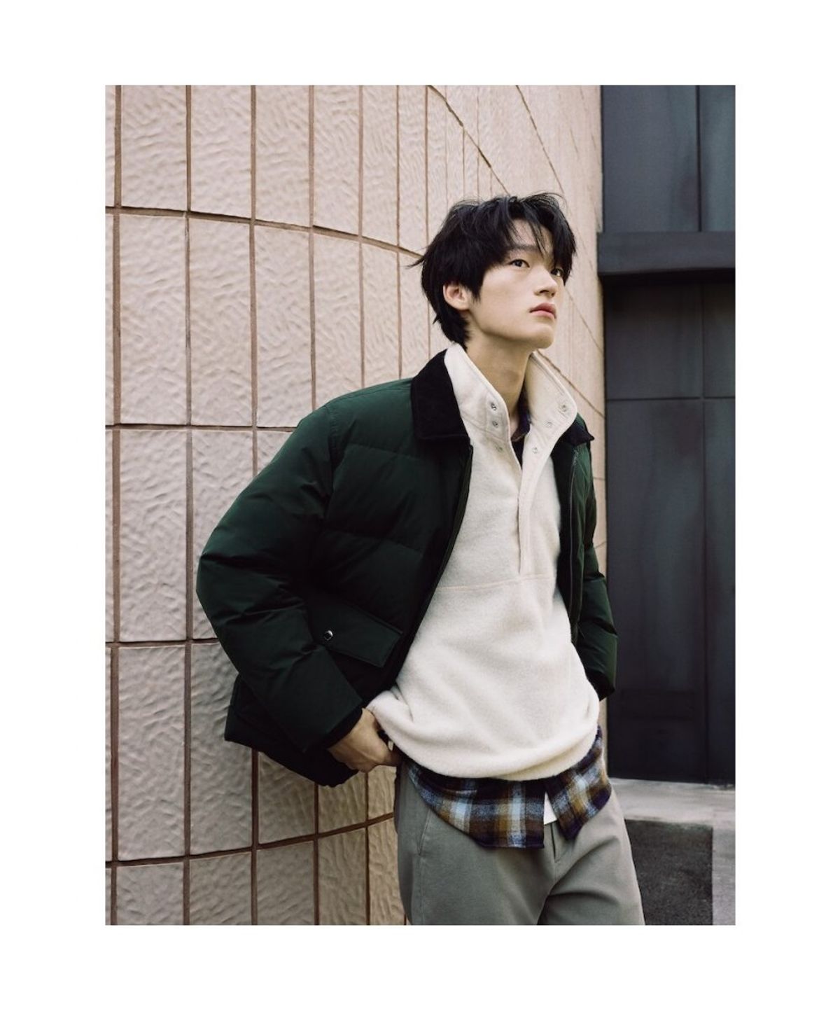 빈폴 멘(BEANPOLE MEN) 헌팅 다운 재킷  그린