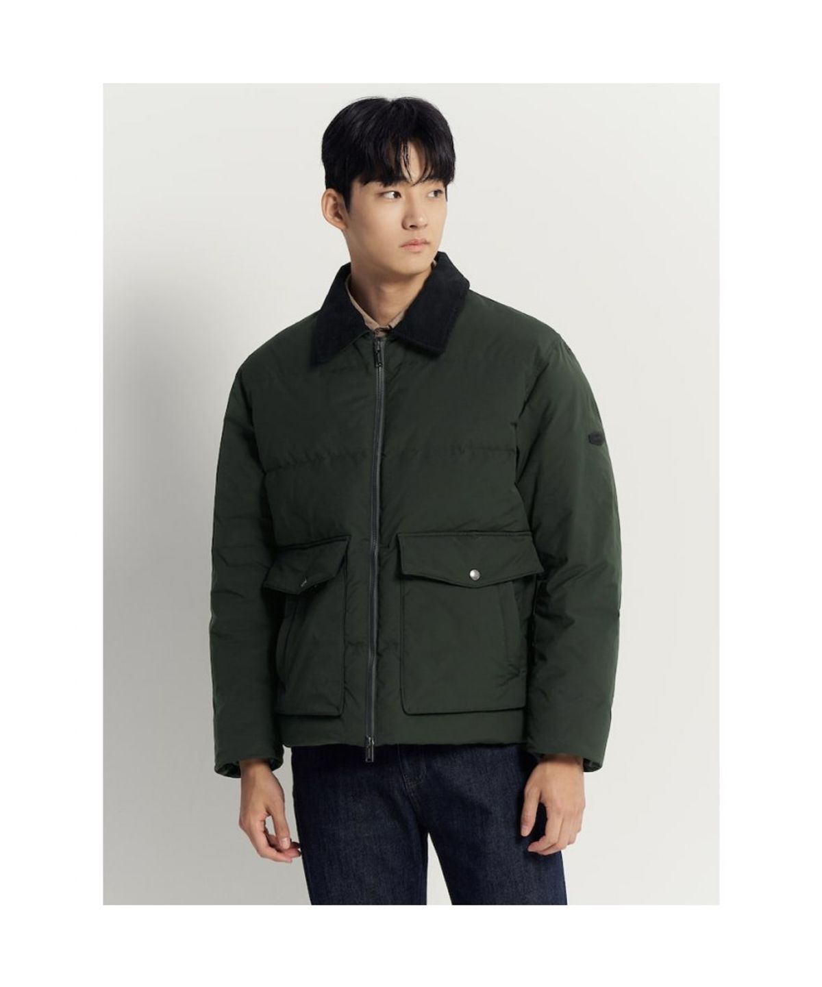 빈폴 멘(BEANPOLE MEN) 헌팅 다운 재킷  그린