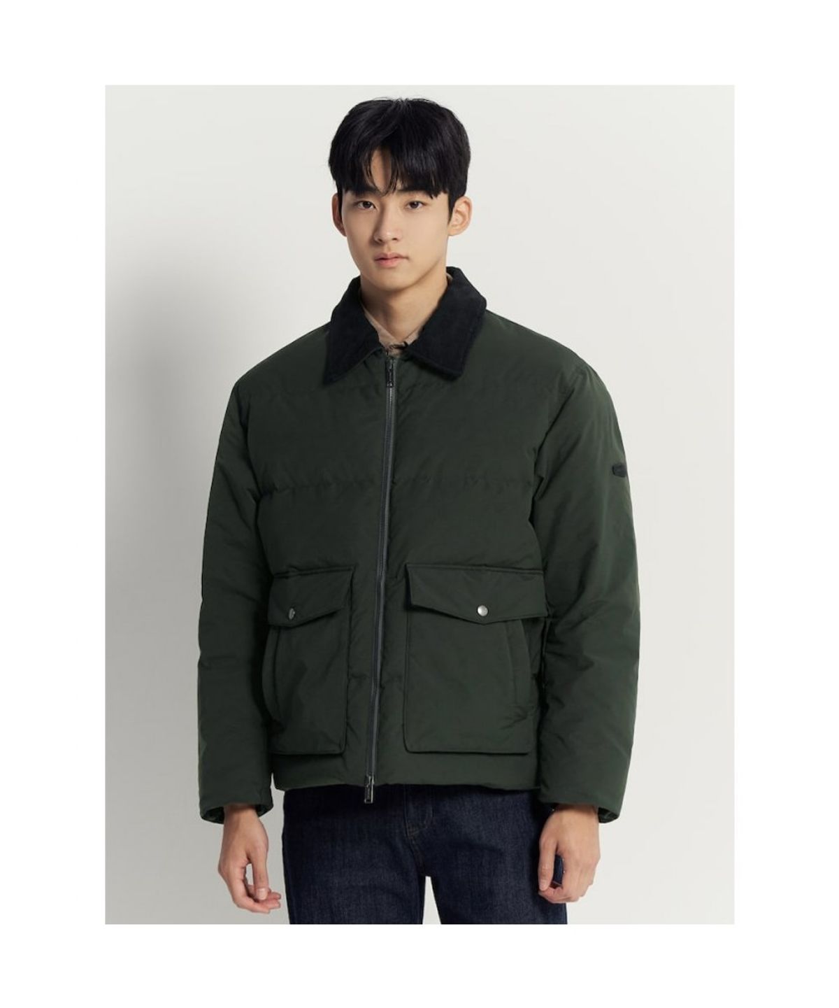 빈폴 멘(BEANPOLE MEN) 헌팅 다운 재킷  그린