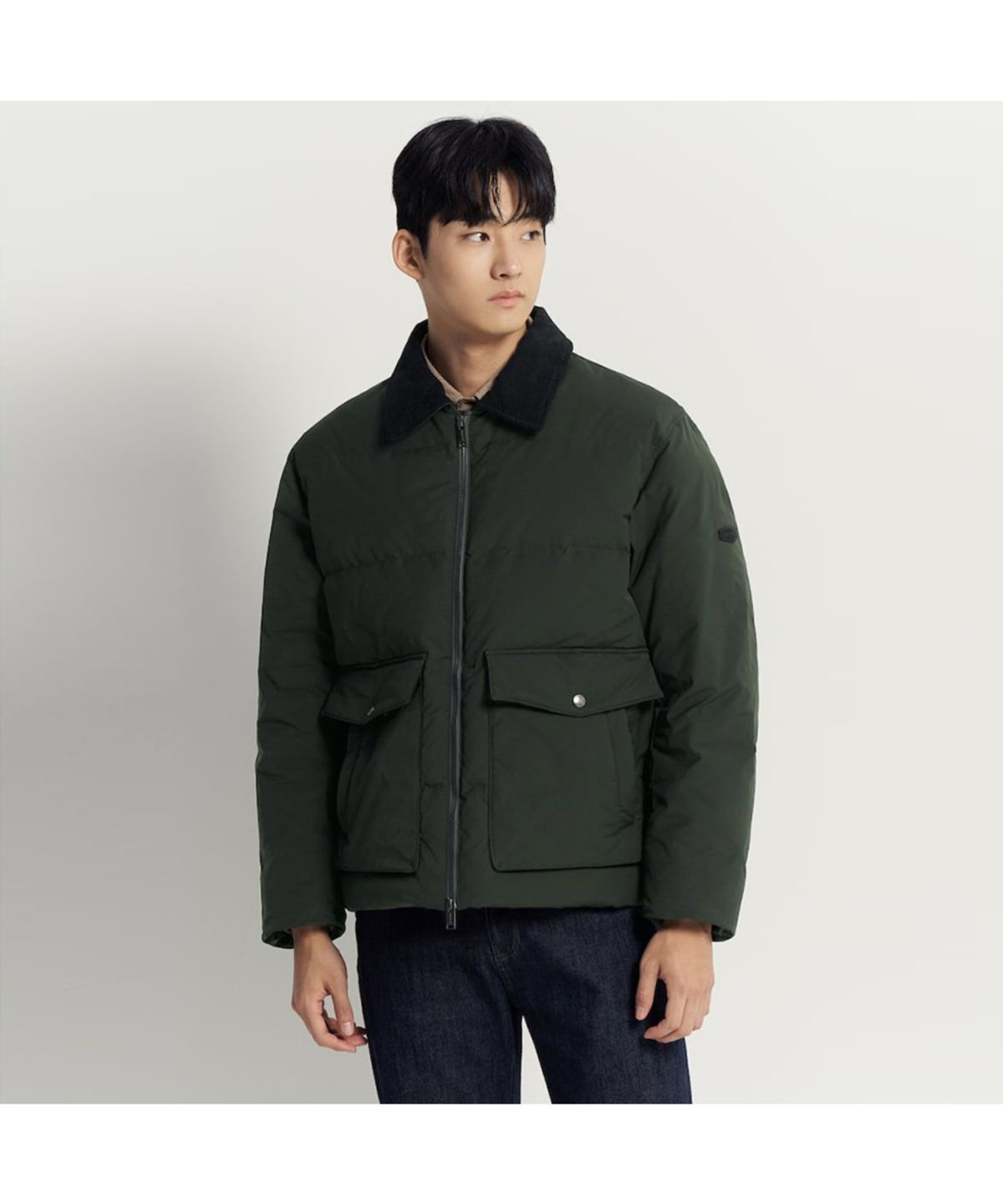 빈폴 멘(BEANPOLE MEN) 헌팅 다운 재킷  그린
