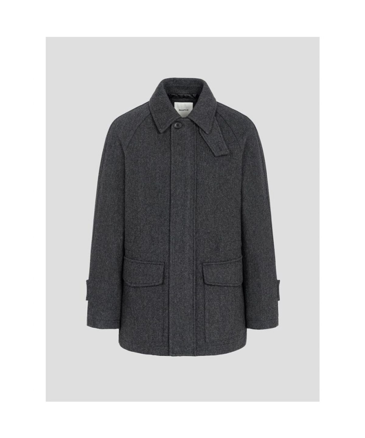 빈폴 멘(BEANPOLE MEN) 울 블렌드 숏 헌팅 코트  애쉬