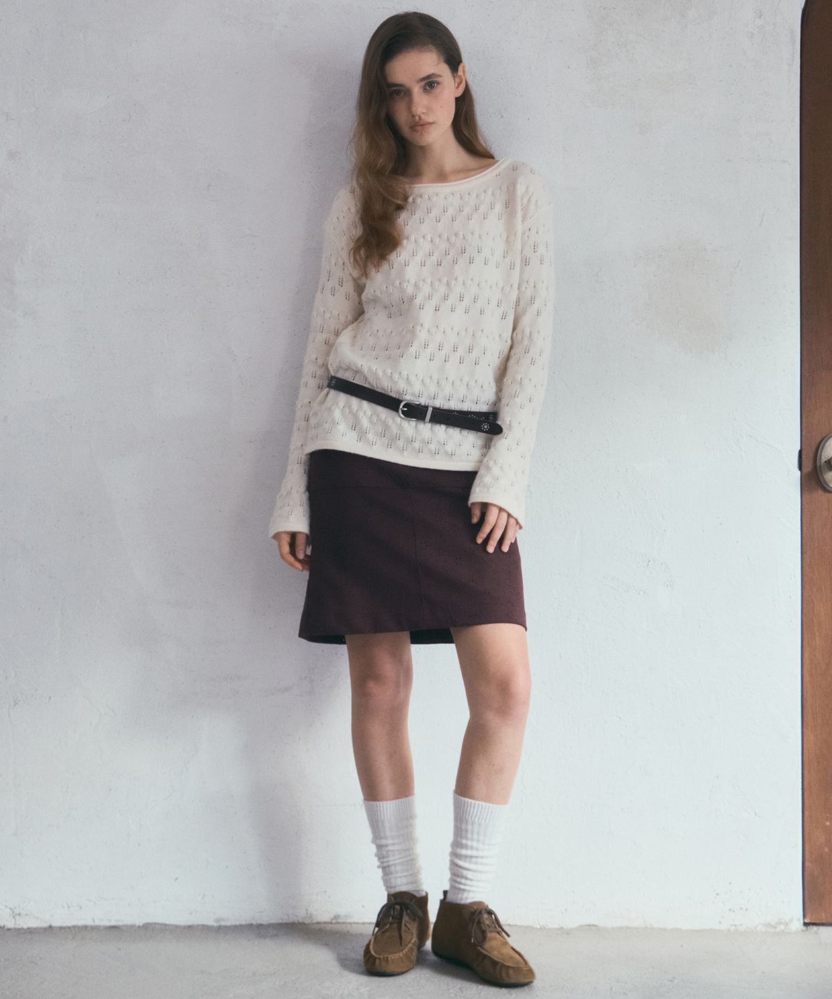 아우어노스텔지아(OURNOSTALGIA) Mild Bloom Knit_2color(OC25-KN25)