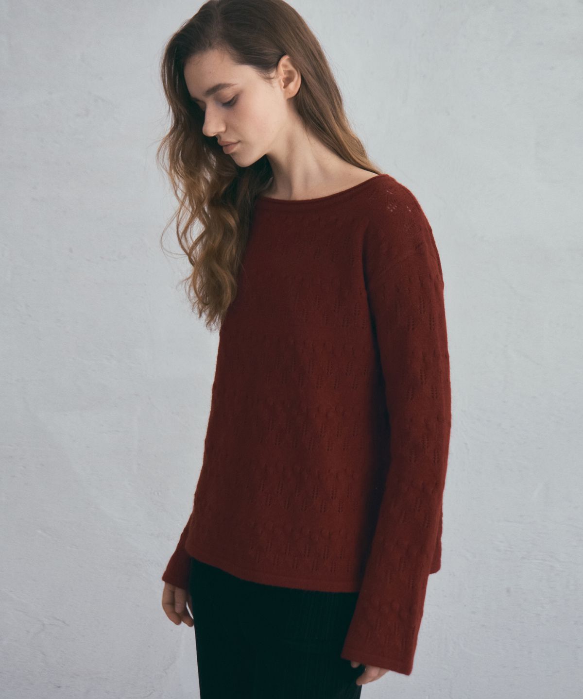 아우어노스텔지아(OURNOSTALGIA) Mild Bloom Knit_2color(OC25-KN25)