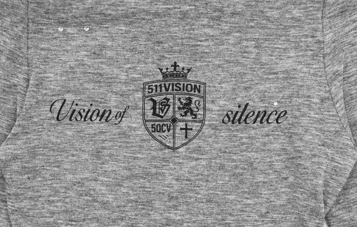 511비전(511VISION) SILENCE OFF-SHOULDER TOP , GREY