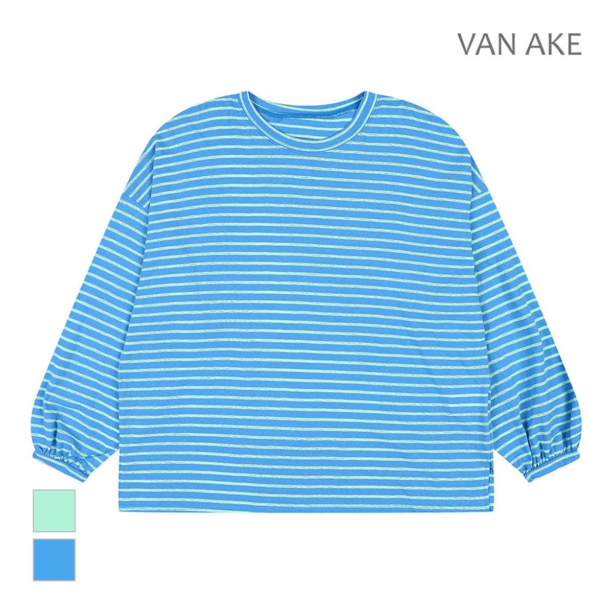 반에이크(VANAKE) 레터링 ST패턴 티셔츠_VB39TSQ301Z