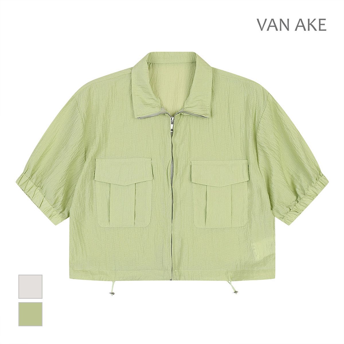 반에이크(VANAKE) 빅포켓 집업 점퍼_VB39JPQ301Z