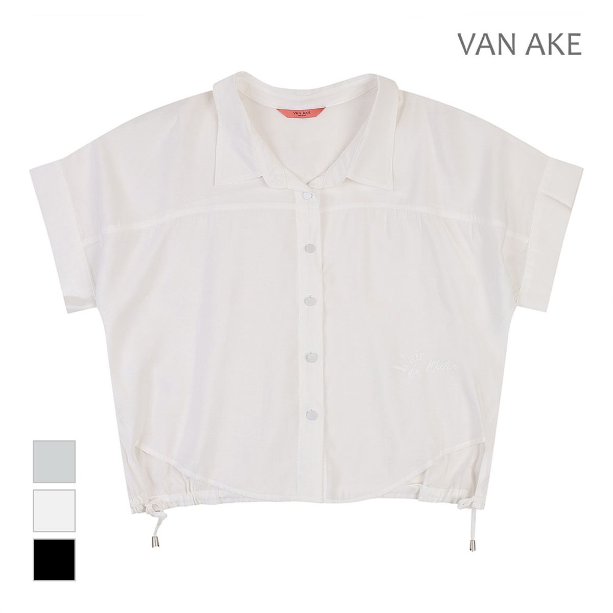 반에이크(VANAKE) 루즈핏 가오리 셔츠_VB38BLUD06Z