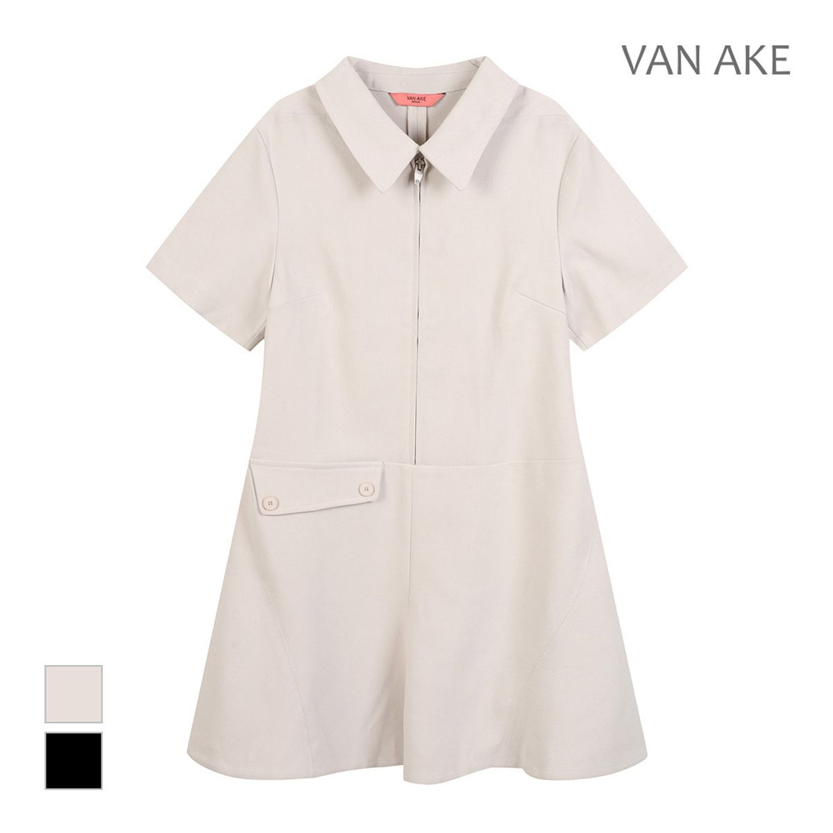 반에이크(VANAKE) 집업미니원피스_VB34OPUD01Z