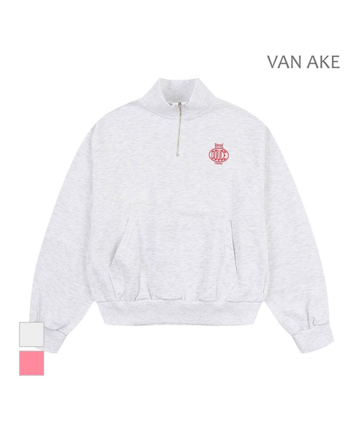 반에이크(VANAKE) 반집업 디자인티셔츠_VB34TSQ319Z