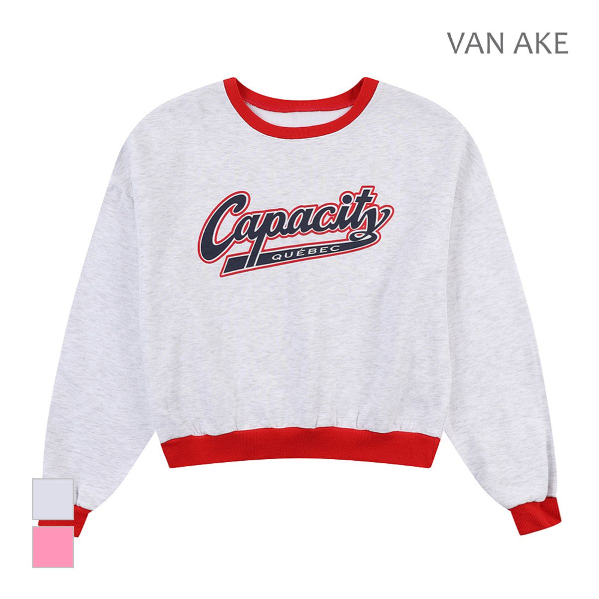 반에이크(VANAKE) 배색라인 캐주얼 티셔츠_VB3ZTSQ311Z