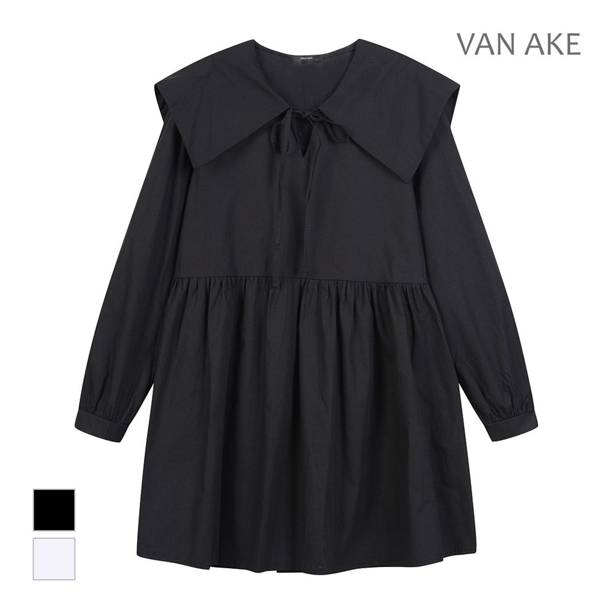 반에이크(VANAKE) 빅카라디자인 원피스_VB35OPQ309Z