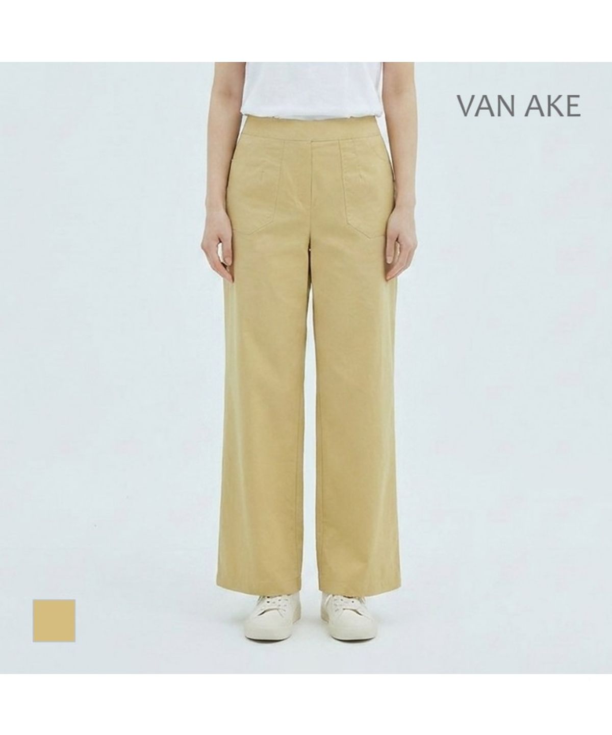 반에이크(VANAKE) 스판 뒷밴딩 팬츠_VB35SLQ403Z