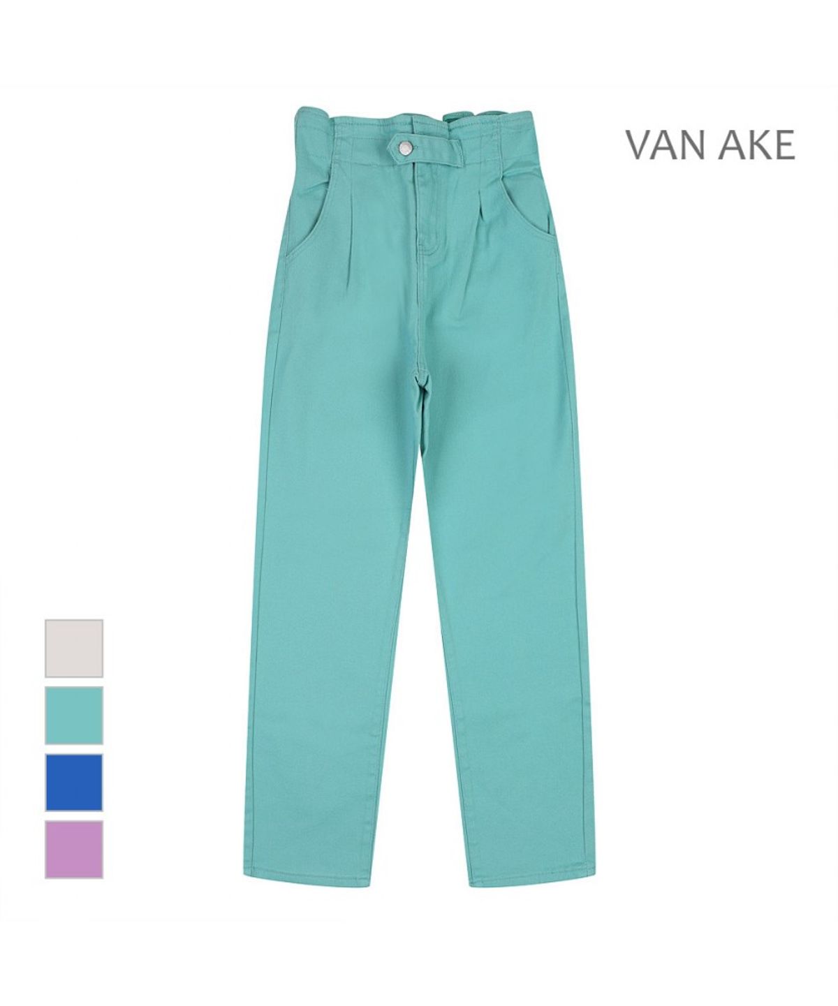 반에이크(VANAKE) 원턱 비죠 면팬츠_VB35SLUD04Z