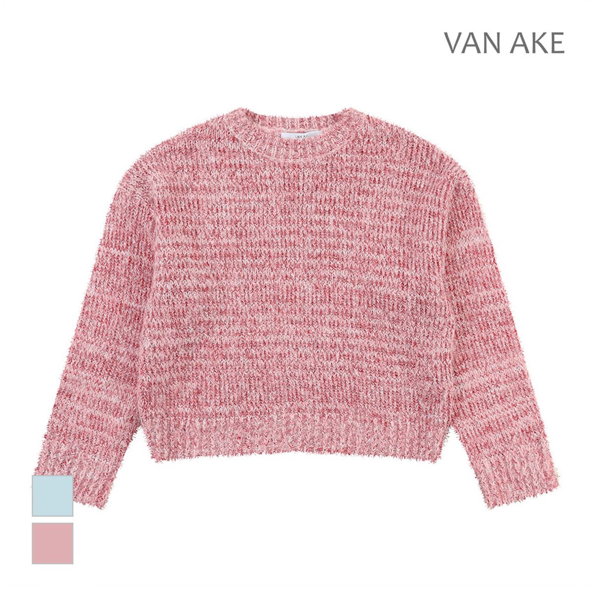 반에이크(VANAKE) 라운드넥 파스텔 니트_VB3ZKTUG03Z