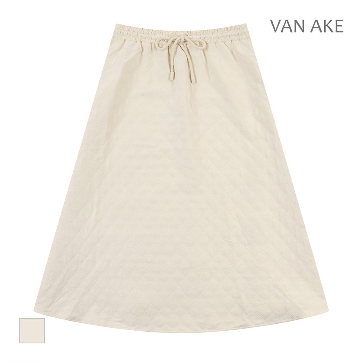 반에이크(VANAKE) 퀼팅 롱스커트_VB3YSKMD05Z