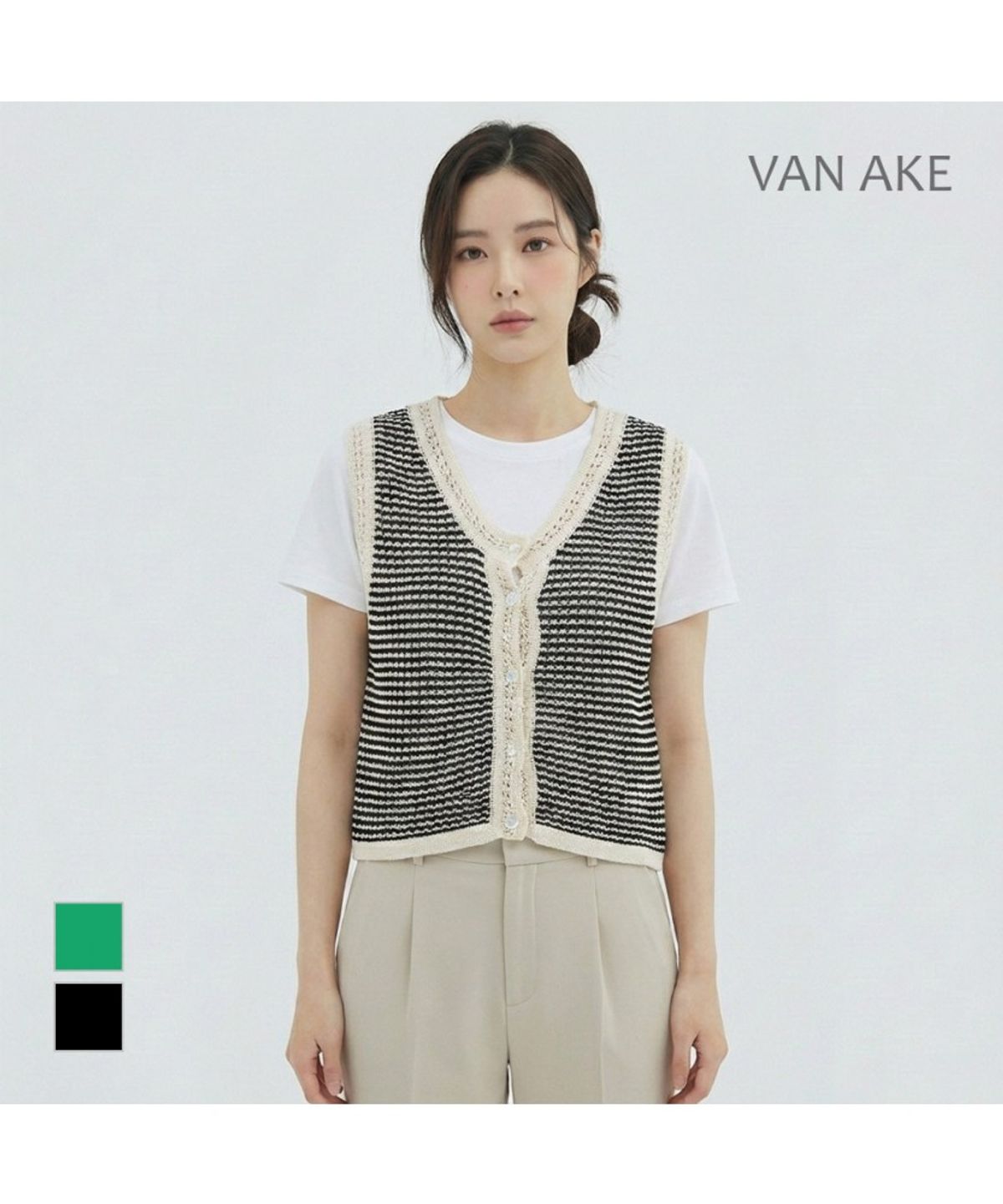 반에이크(VANAKE) ST짜임패턴 베스트_VB36KVQ305Z