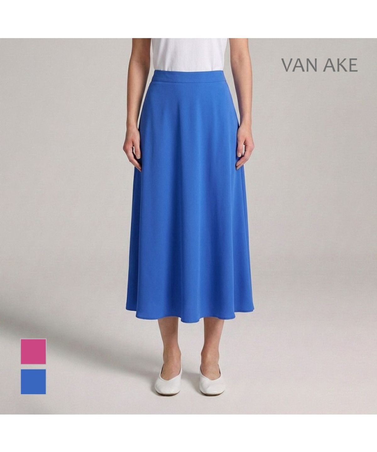 반에이크(VANAKE) 플레어라인 스커트_VB36SKQ301Z