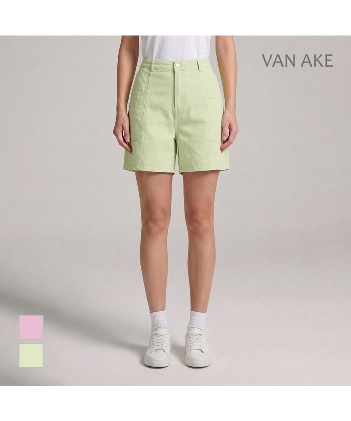 반에이크(VANAKE) 와이드핏 반바지_VB36SLQ401Z
