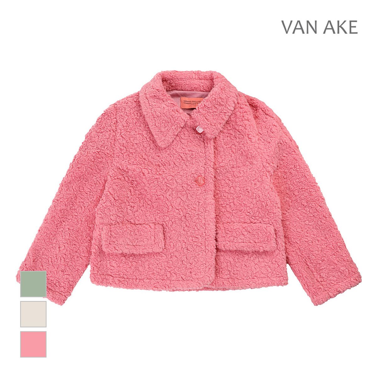 반에이크(VANAKE) 퍼 시어링 자켓_VB3ZJKUD02Z