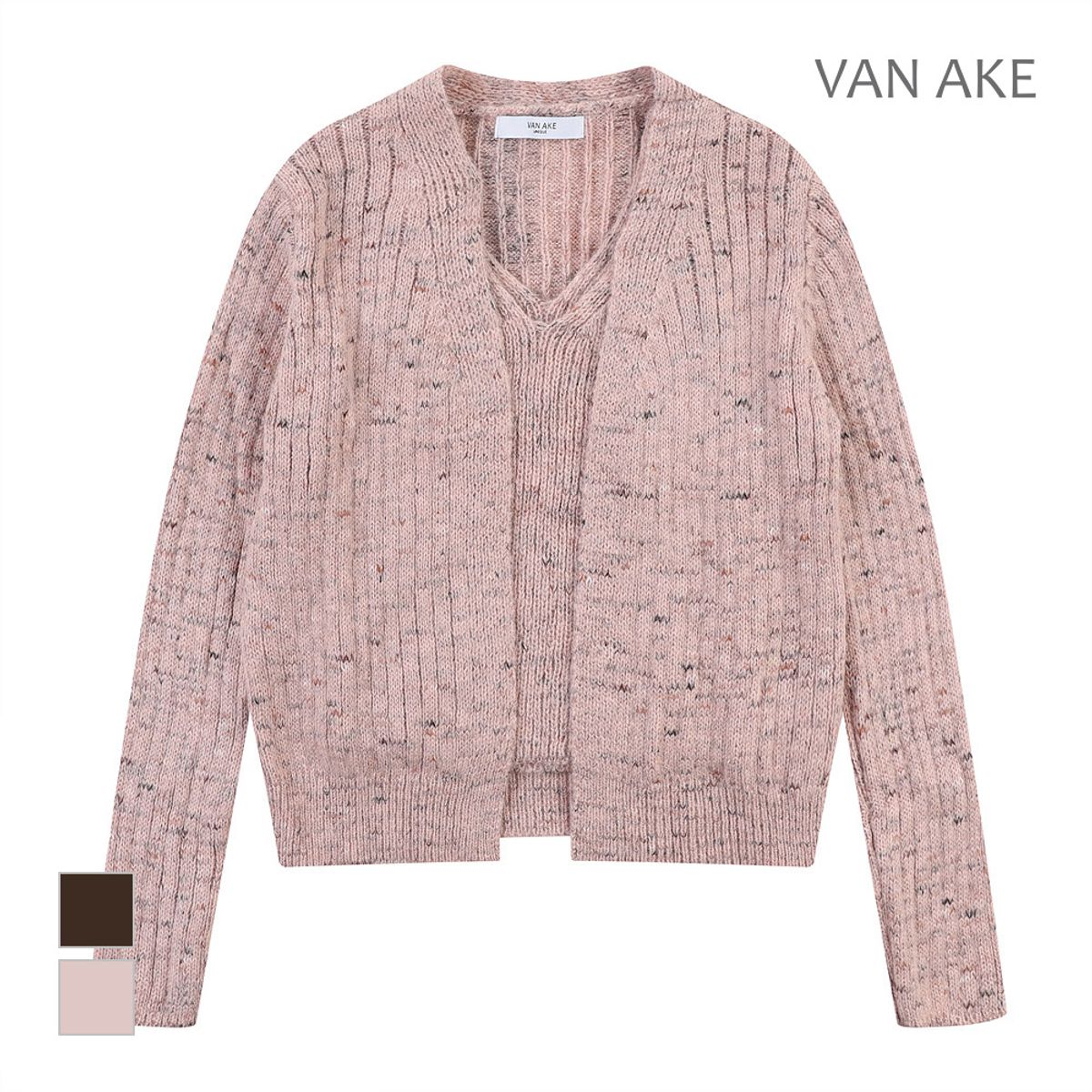 반에이크(VANAKE) 보카시 나시 가디건세트_VB3ZKCUG03Y