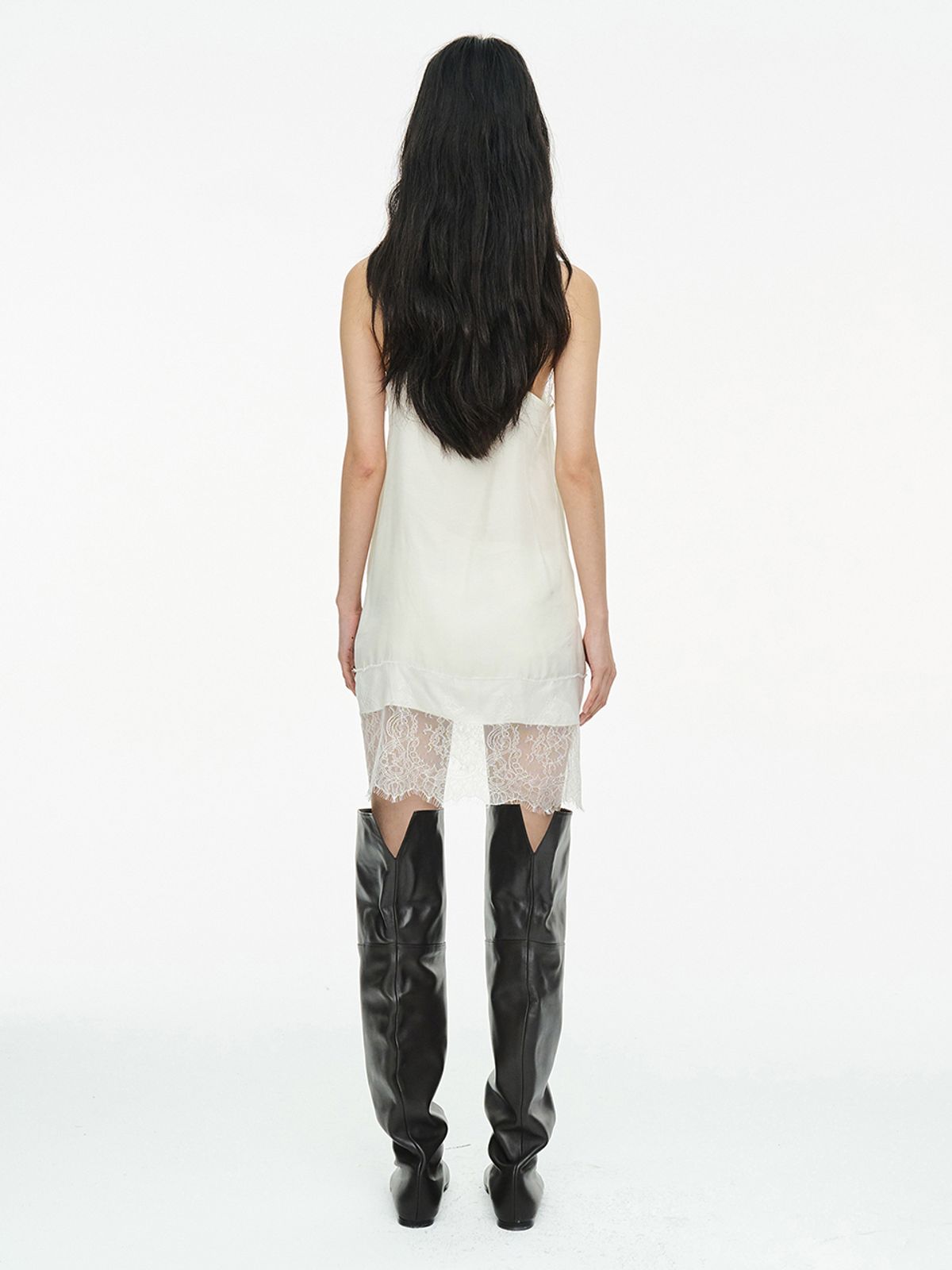 세릭(CERRIC) Lace Slip Dress _ Ivory