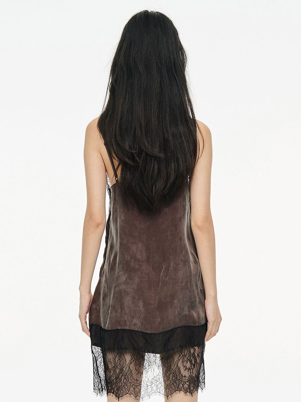 세릭(CERRIC) Lace Slip Dress _ Brown - 사이즈 & 후기 | 무신사
