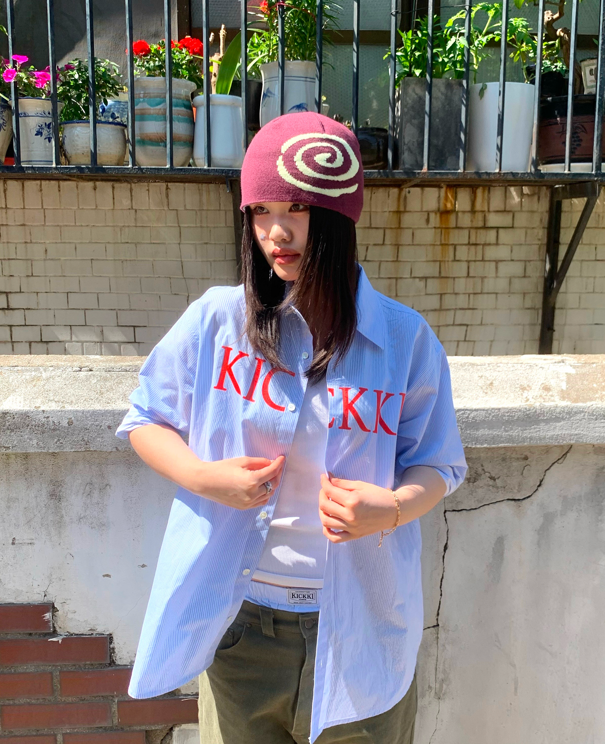 킼키(KICKKI) 킼키 복서 팬츠 블루