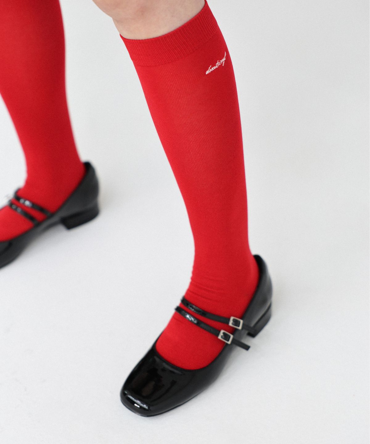 도넛바이닐샵(DONUTVINYLSHOP) silket knee socks (3colors)