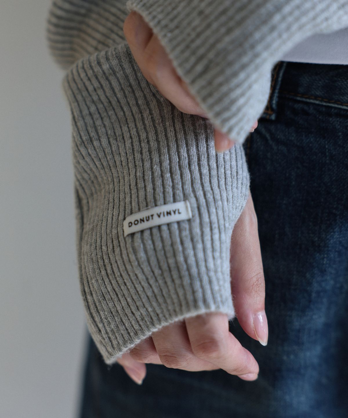 도넛바이닐샵(DONUTVINYLSHOP) basic knit hand warmer (4colors)