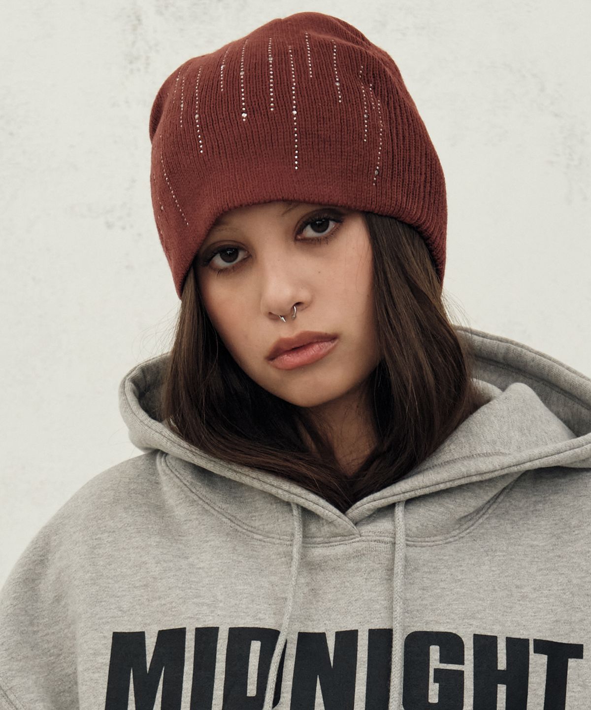 미드나잇 무브(MIDNIGHT MOVE) cb beanie (wine)