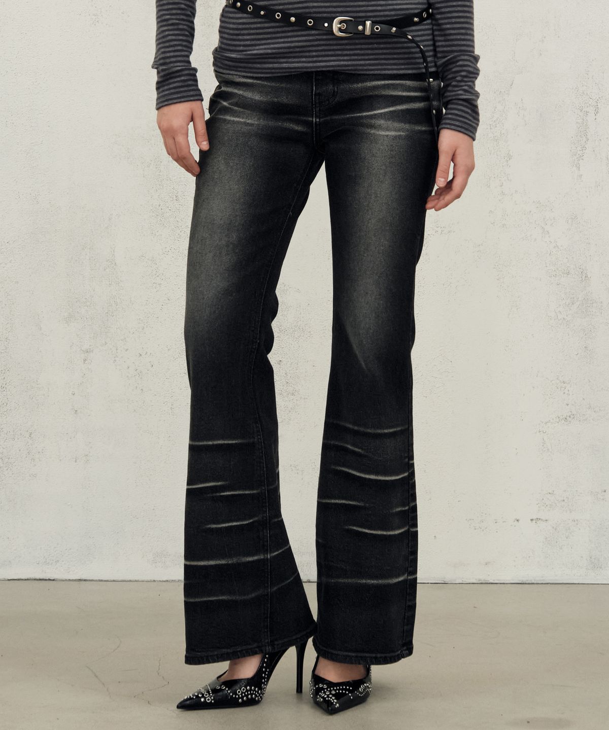 미드나잇 무브(MIDNIGHT MOVE) cross boots cut (black)