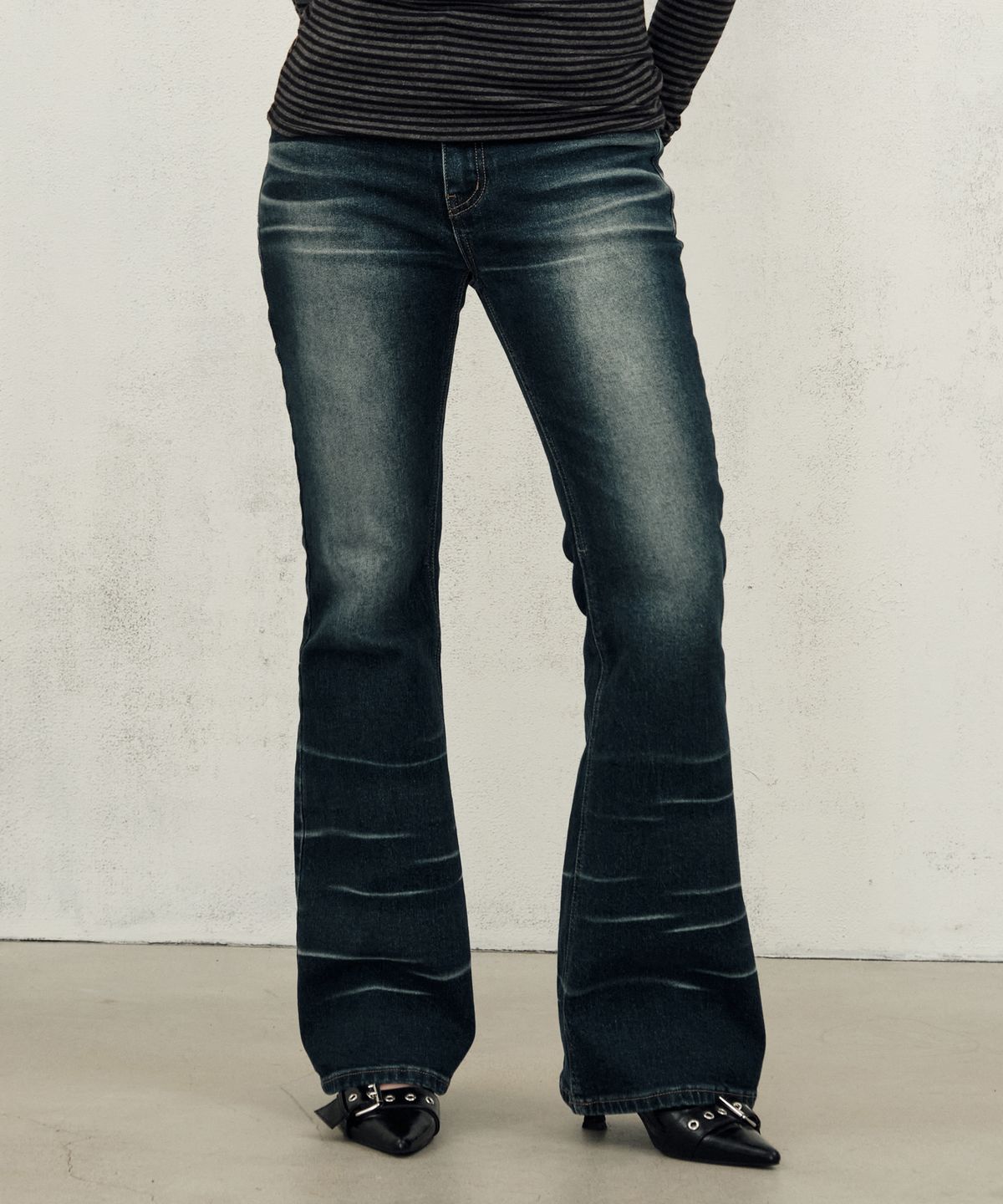 미드나잇 무브(MIDNIGHT MOVE) cross boots cut (blue)