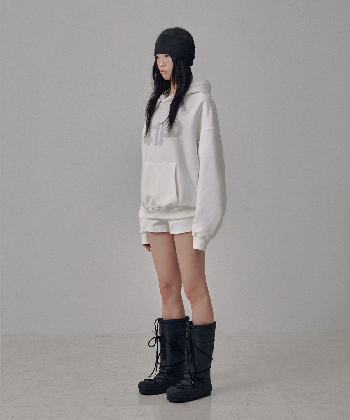 사일프레이(41PRAY) 41P Brushed Hoodie / Ivory