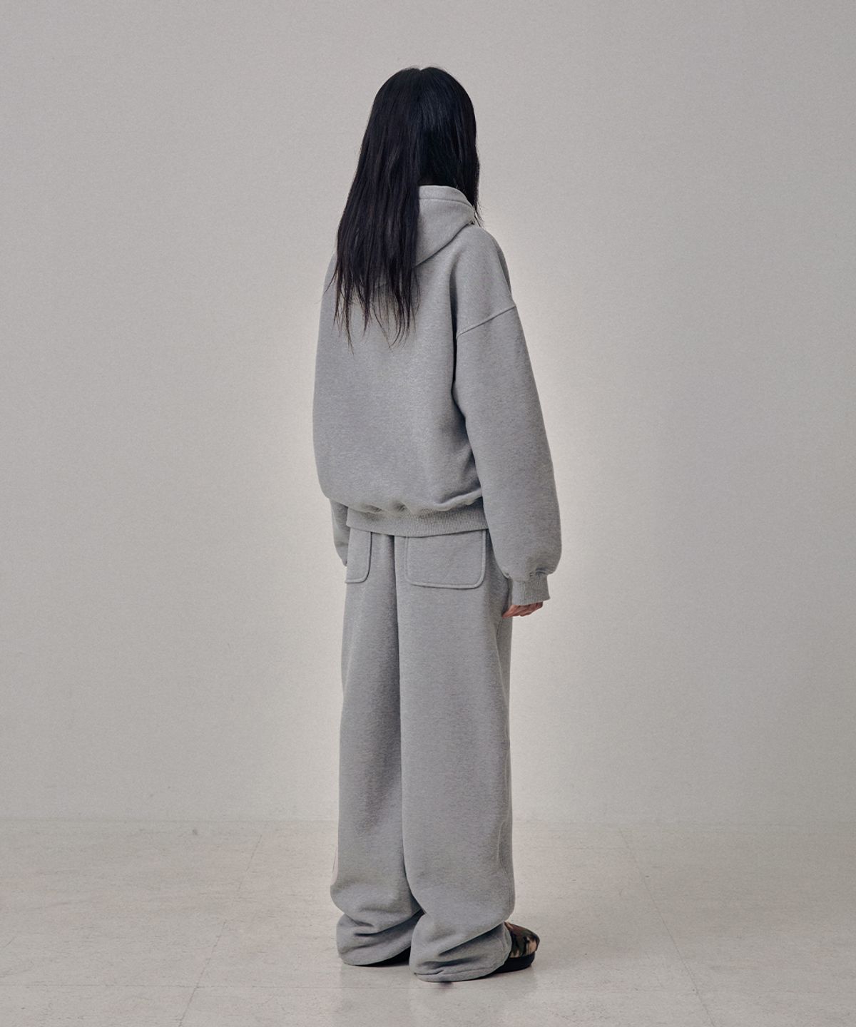 사일프레이(41PRAY) 41P Brushed Hoodie / Grey