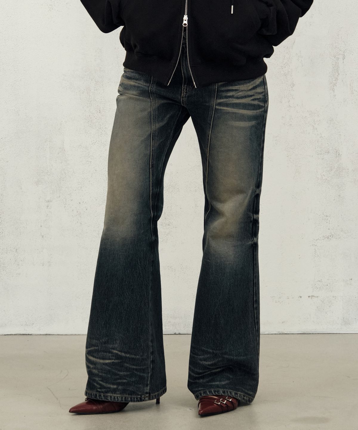 미드나잇 무브(MIDNIGHT MOVE) line boots cut (blue)