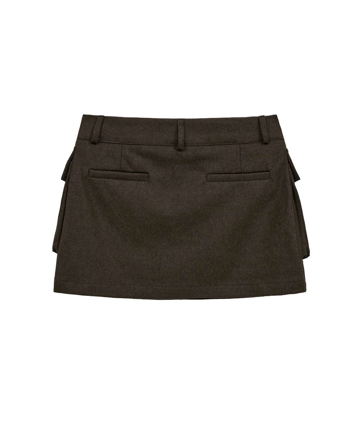 미드나잇 무브(MIDNIGHT MOVE) wool pk skirt (brown)