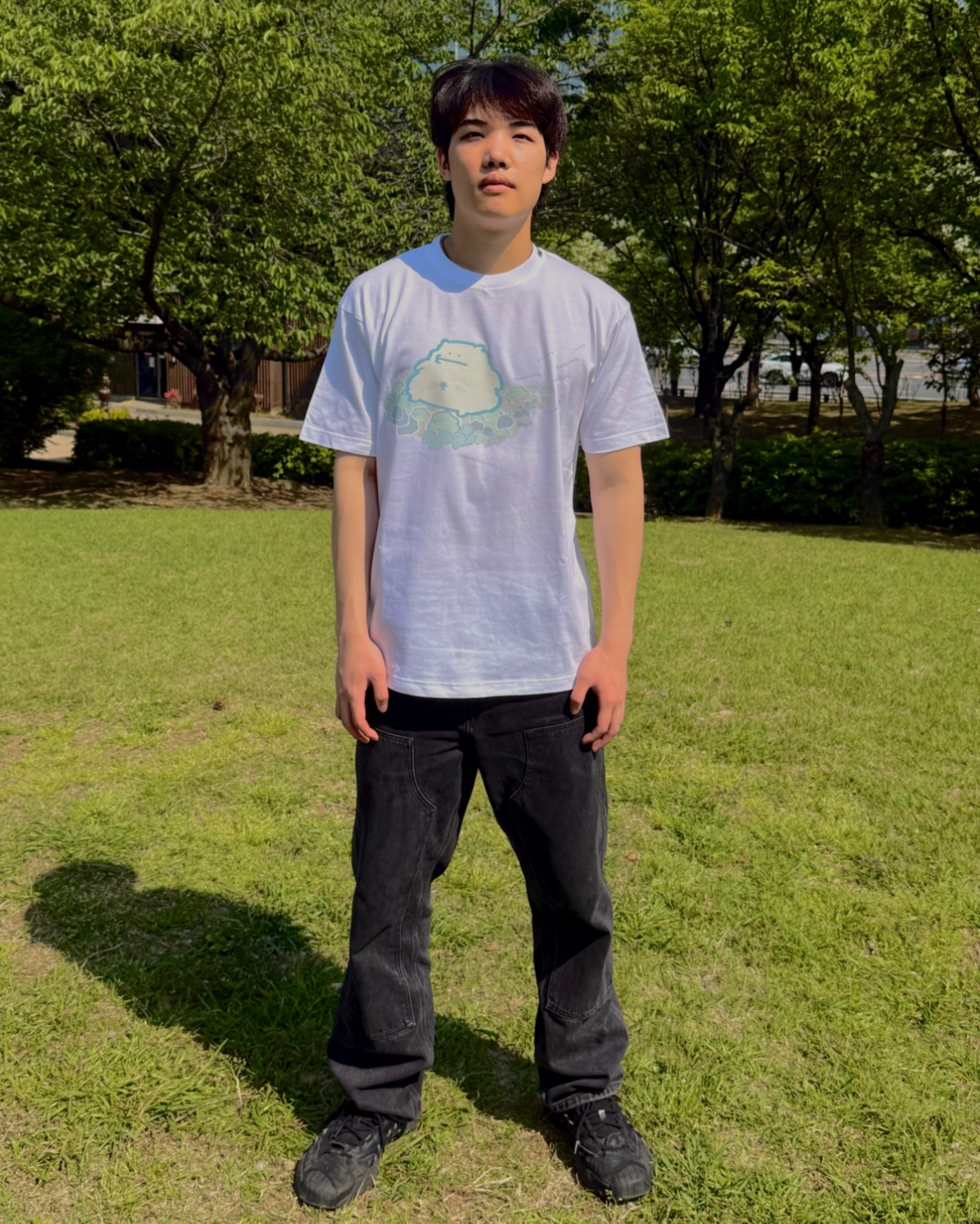 잇츠쿨띵(ITISCOOLTHING) 뚱민철 T-shirts (white)