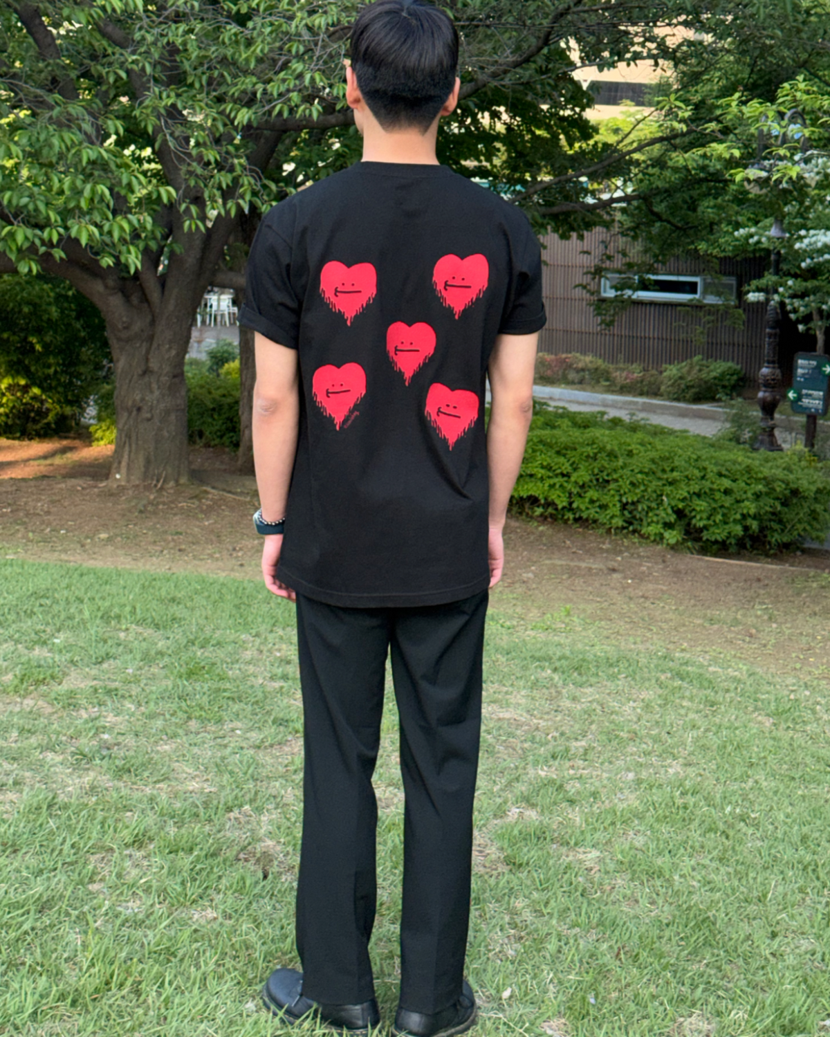 잇츠쿨띵(ITISCOOLTHING) 살앙민철 T-shirts (black)