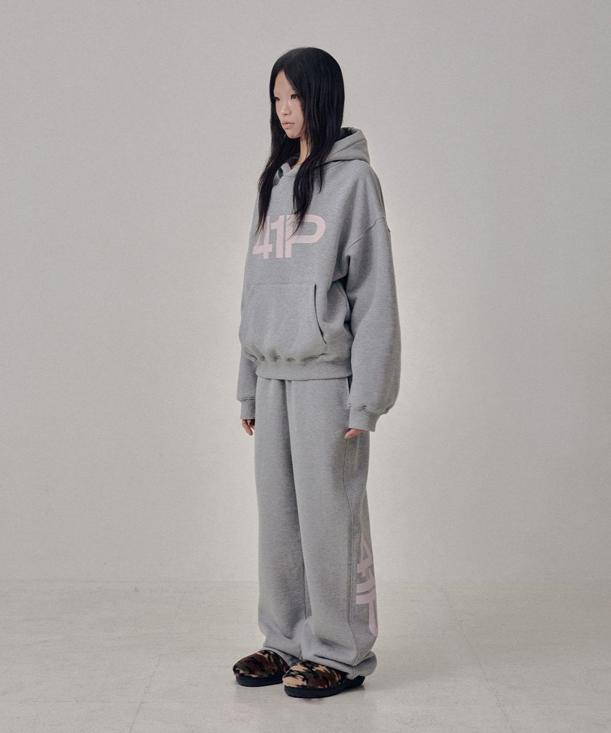 사일프레이(41PRAY) 41P Brushed Sweatpants / Grey